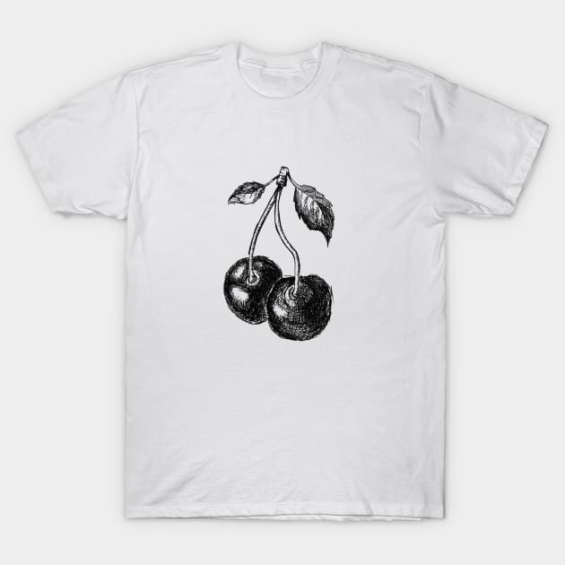 Cherries T-Shirt by PrintablesPassions